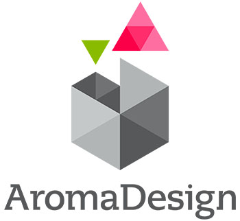 logo aroma design corretto